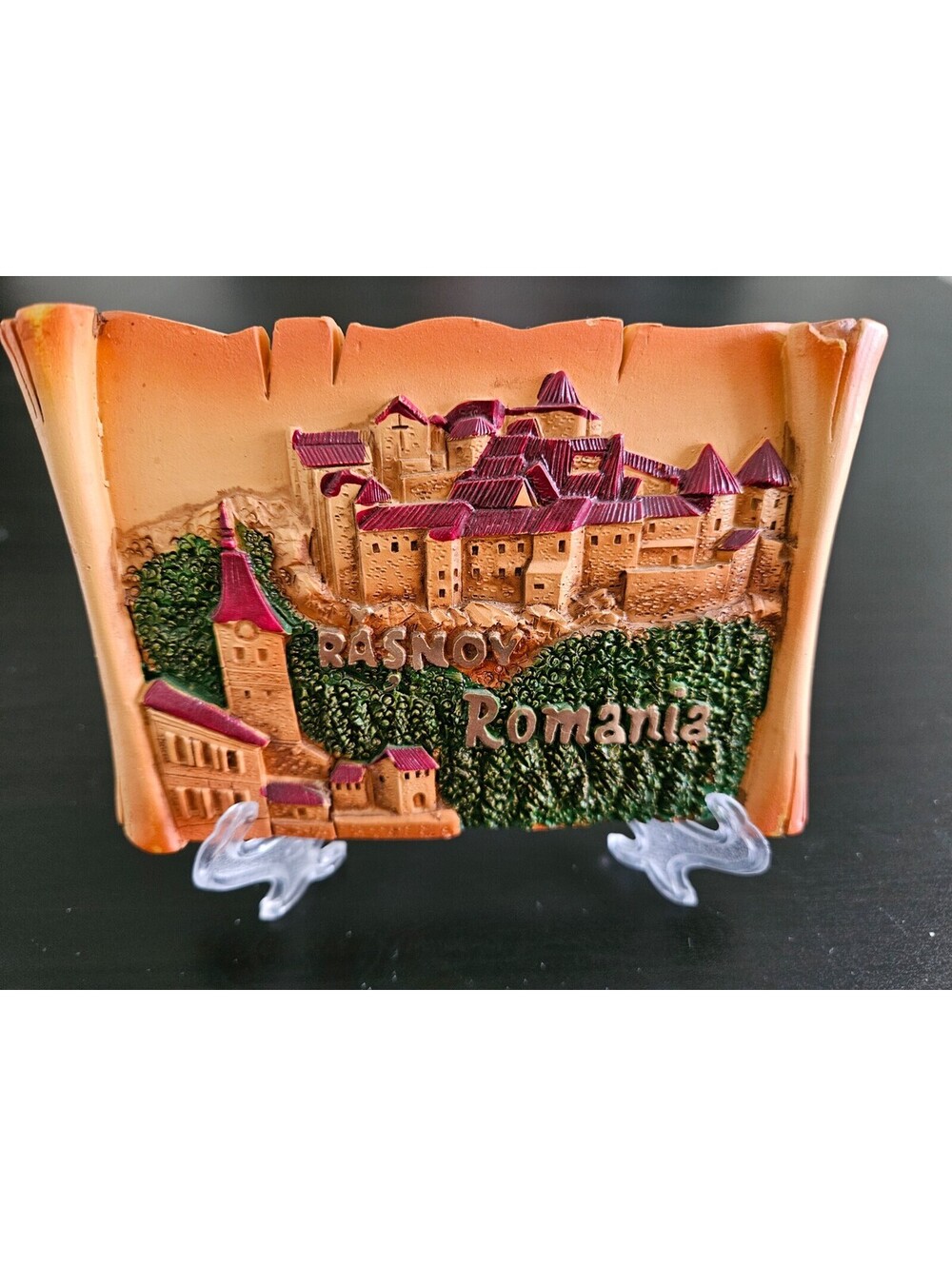 Romania Rasnov 3D Wall Plate 5x3.75 in